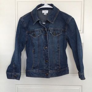 LOFT Cropped Denim Jacket